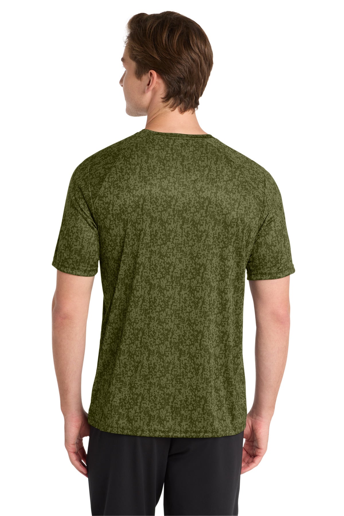 Olive Drab Grn Sport-Tek Digi Camo Tee. ST460 plain