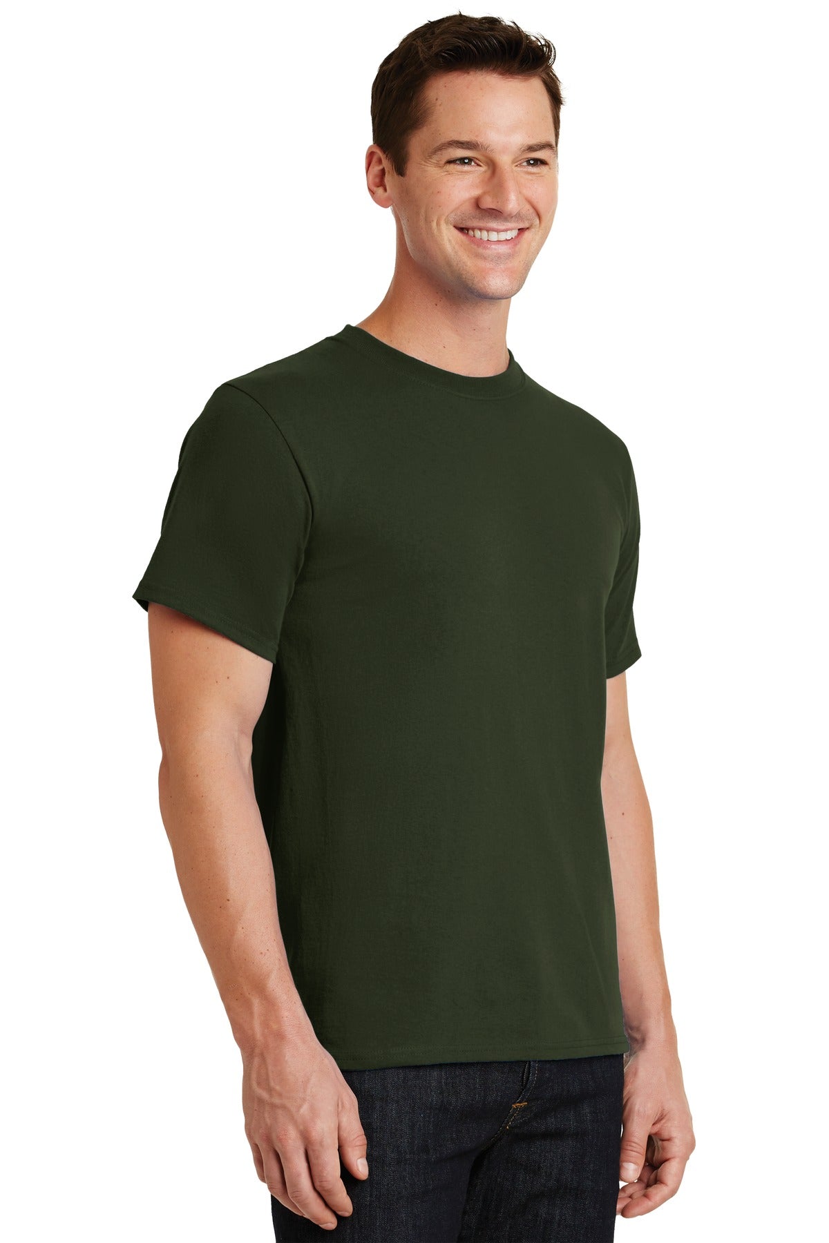 Olive Port & Co Essential Tee. PC61 plain