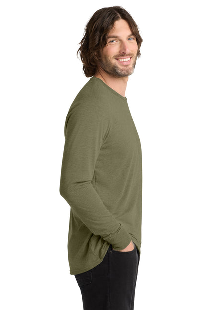 Olive You Grn Allmade Unisex Tri-Blend Long Sleeve Tee AL6004 plain
