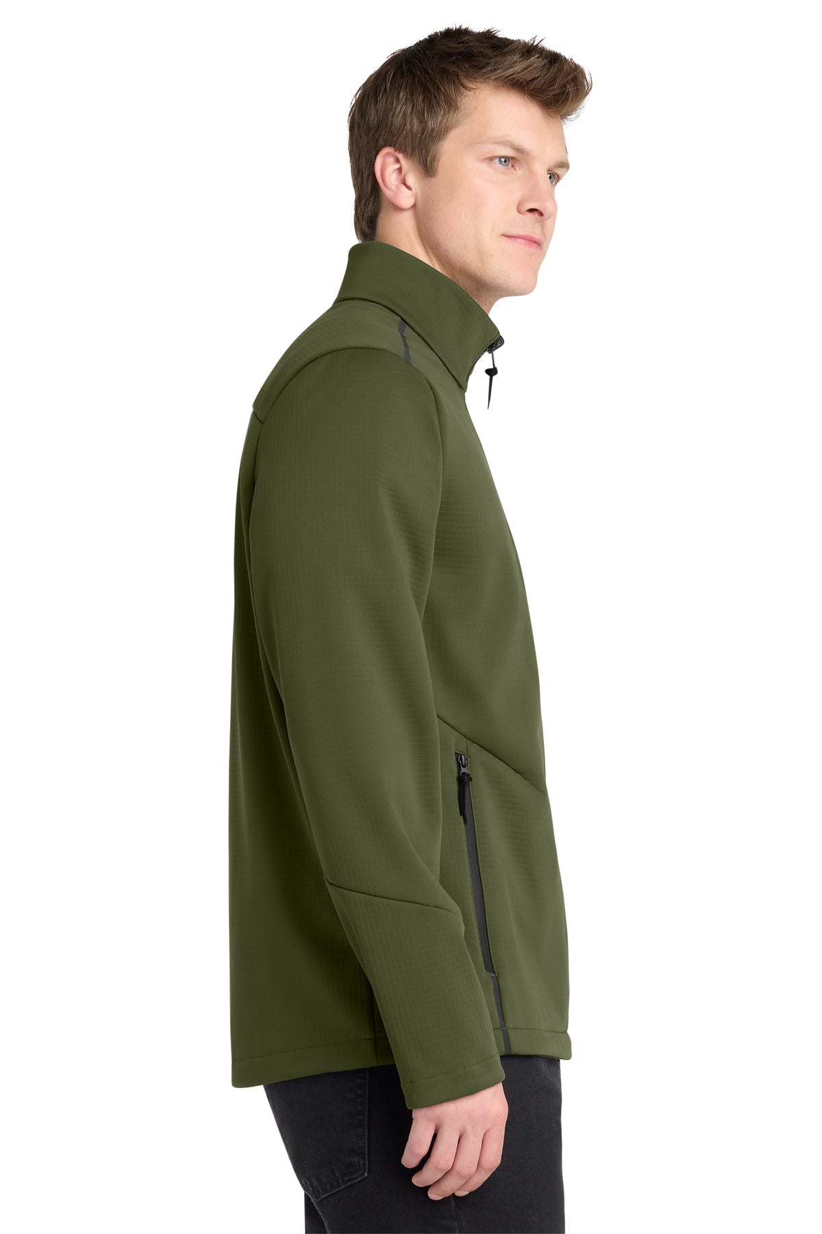 OliveGreen Port Authority Collective Tech Soft Shell Jacket J921 plain