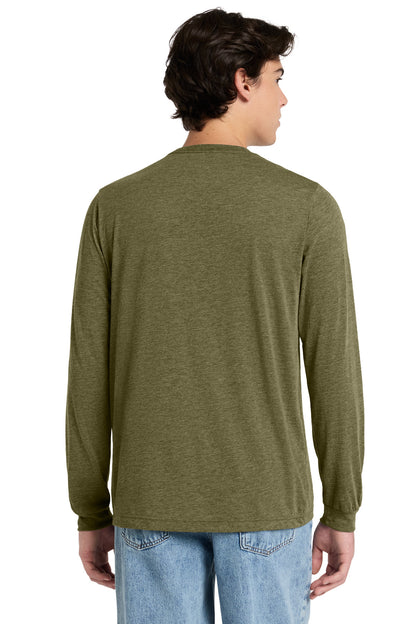 OliveTB BELLA+CANVAS Unisex Triblend Long Sleeve Tee BC3513 plain