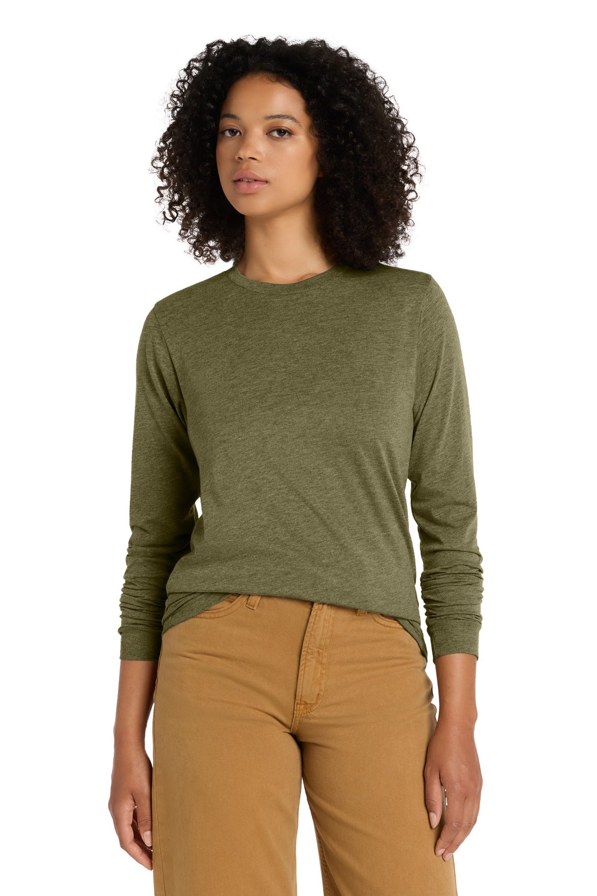 OliveTB BELLA+CANVAS Unisex Triblend Long Sleeve Tee BC3513