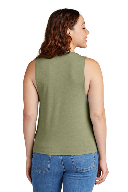 OliveYouGn Allmade Women's Tri-Blend Muscle Tank AL2020 plain