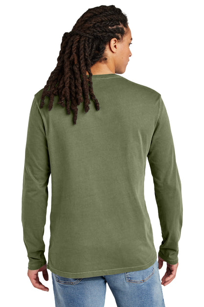 OlvDrabGn District Wash Long Sleeve Tee DT2103 plain