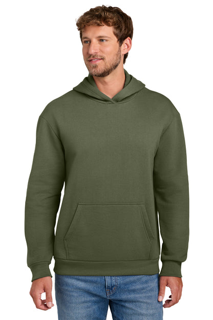 OlvDrabGn Port & Co Easy Fleece Pullover Hooded Sweatshirt PC68H