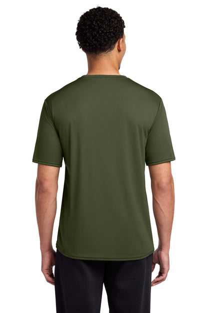 OlvDrabGn Port & Co Performance Tee. PC380 plain