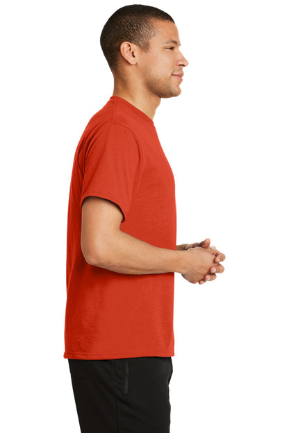 Orange Port & Co Performance Blend Tee. PC381 plain