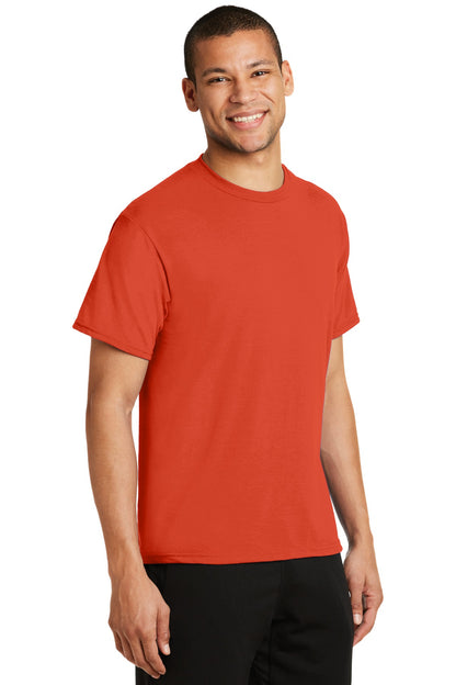 Orange Port & Co Performance Blend Tee. PC381 plain