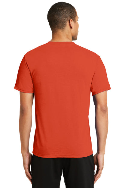 Orange Port & Co Performance Blend Tee. PC381 plain