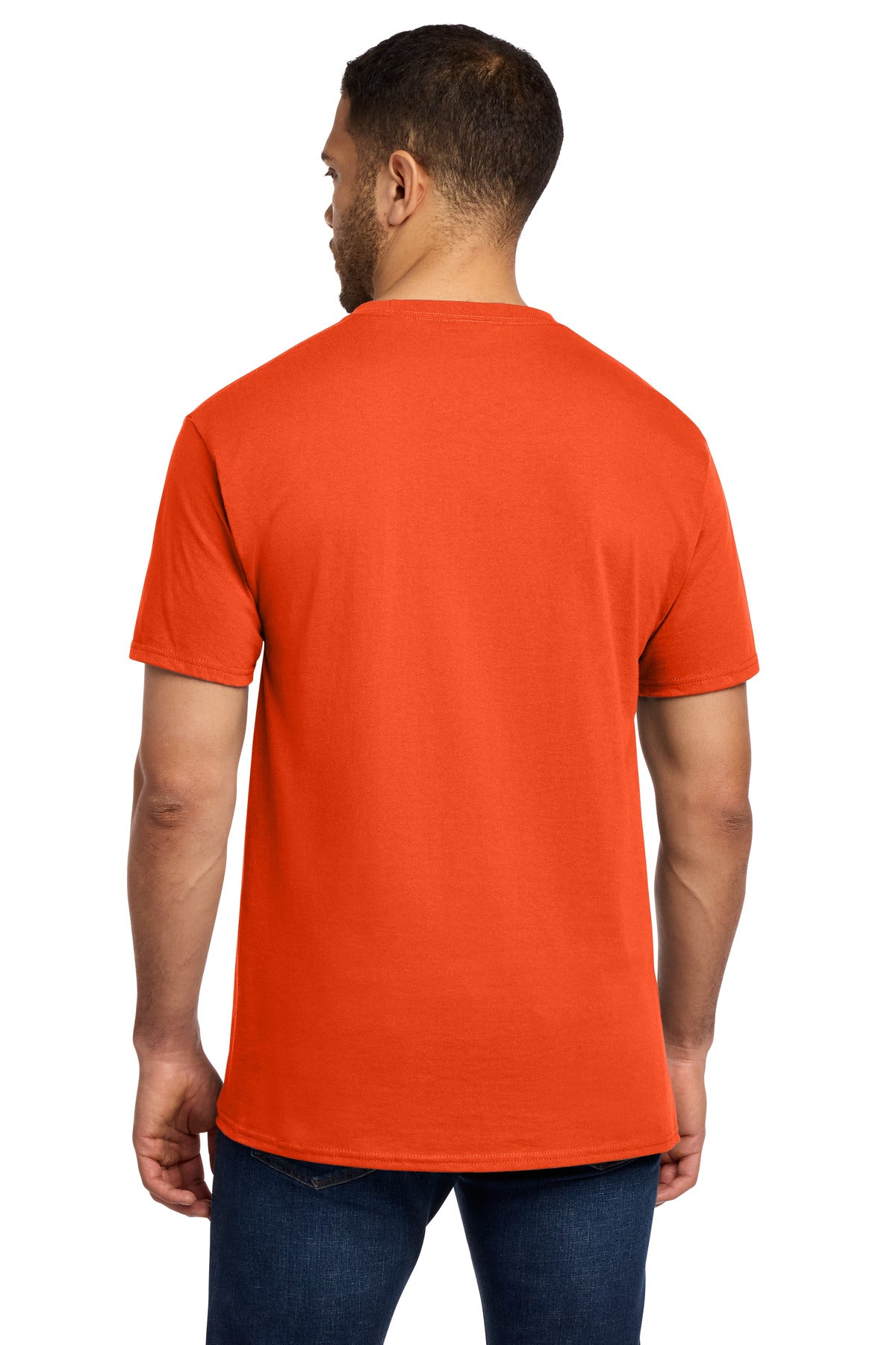 Orange Port & Co Tall Essential Pocket Tee. PC61PT plain