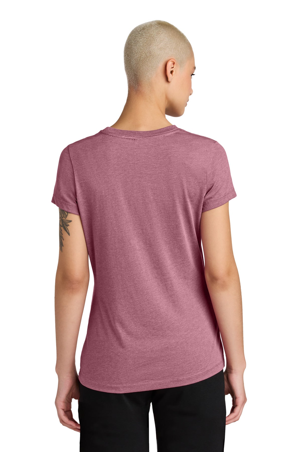 OrcHazeHtr District Women's Perfect Weight CVC Tee DT188 plain