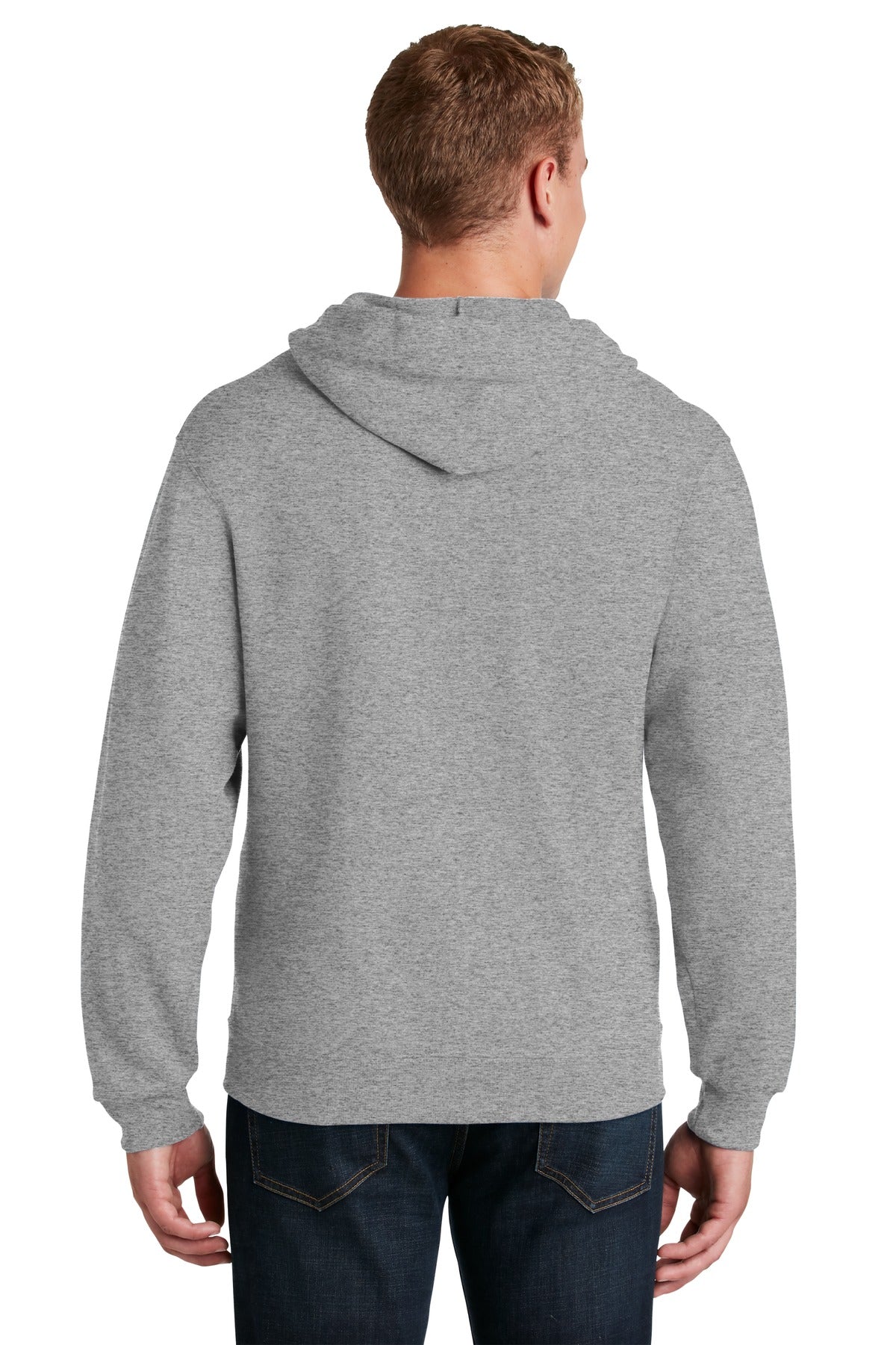 Oxford Jerzees - NuBlend Full-Zip Hooded Sweatshirt. 993M plain