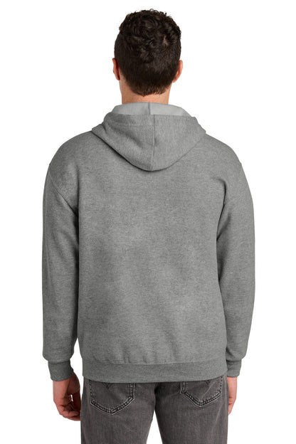 Oxford Jerzees - NuBlend Full-Zip Hooded Sweatshirt. 993M plain