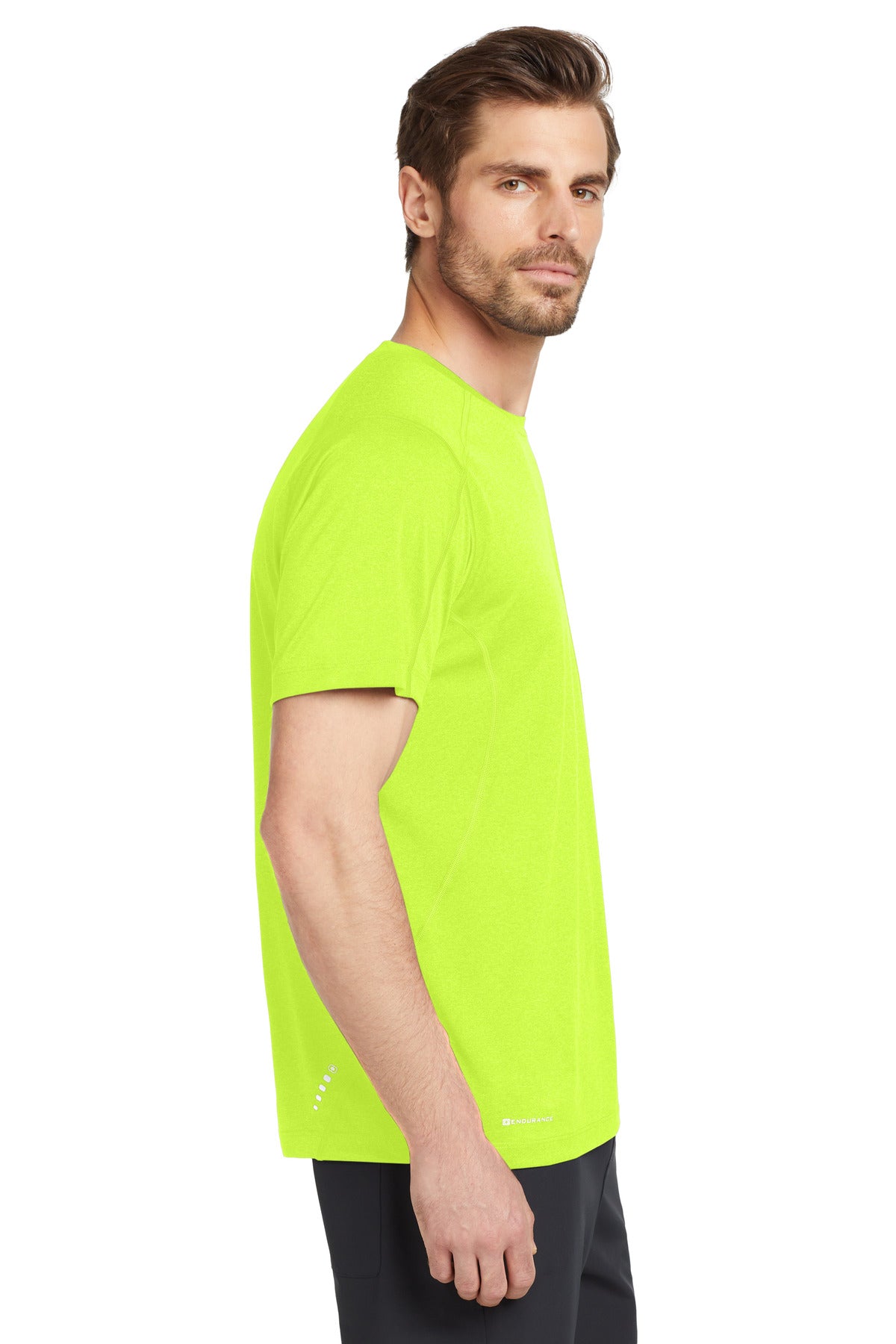 Pace Yellow OGIO Pulse Crew. OE320 plain