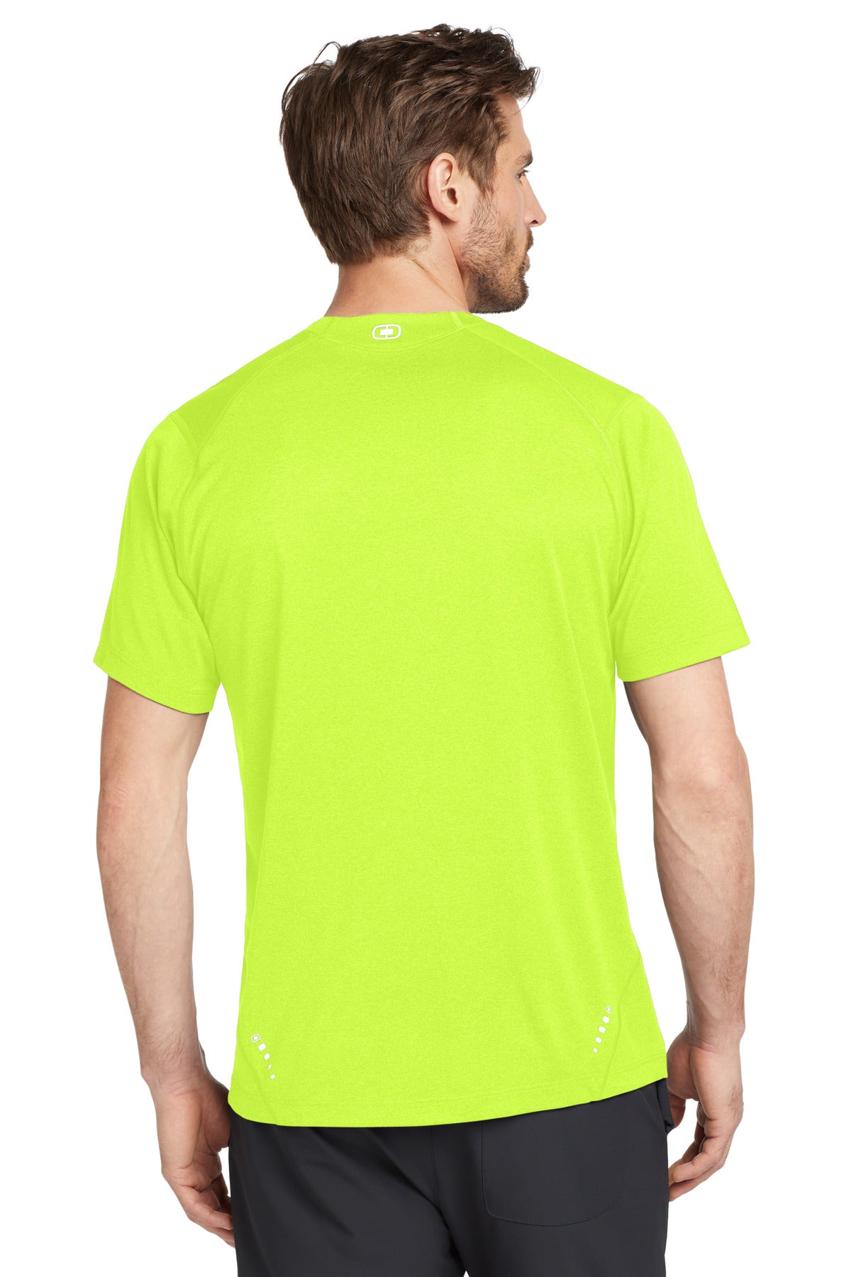 Pace Yellow OGIO Pulse Crew. OE320 plain