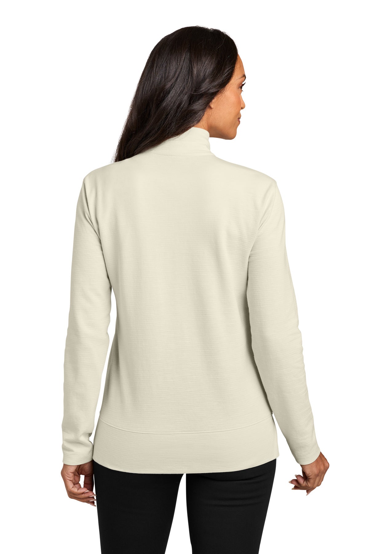 Parchment Port Authority Women's Breakwater 1/4-Zip LK821 plain