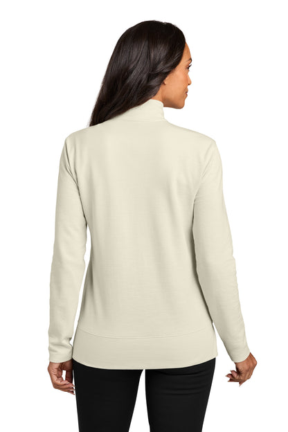 Parchment Port Authority Women's Breakwater 1/4-Zip LK821 plain