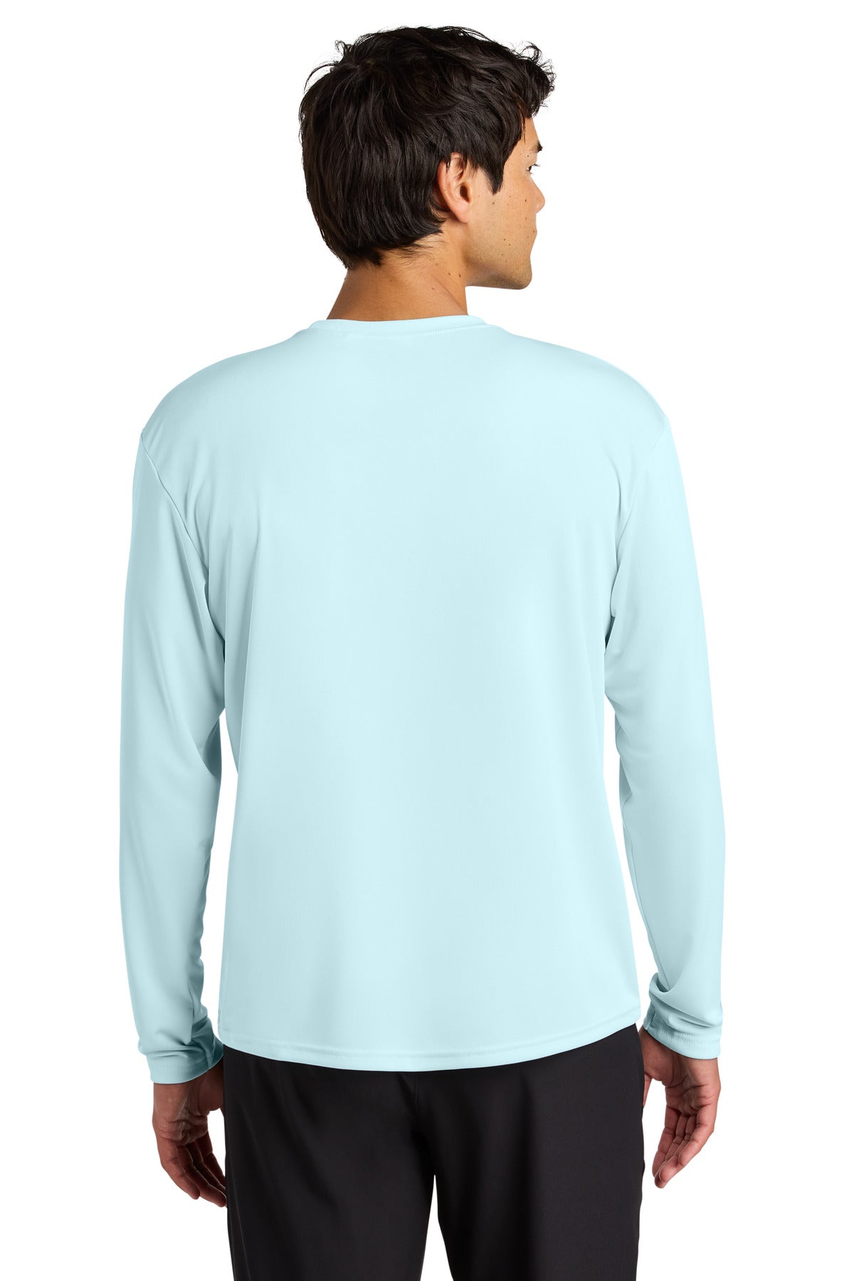 PastelBlue A4 Cooling Performance Long Sleeve Tee A4N3165 plain