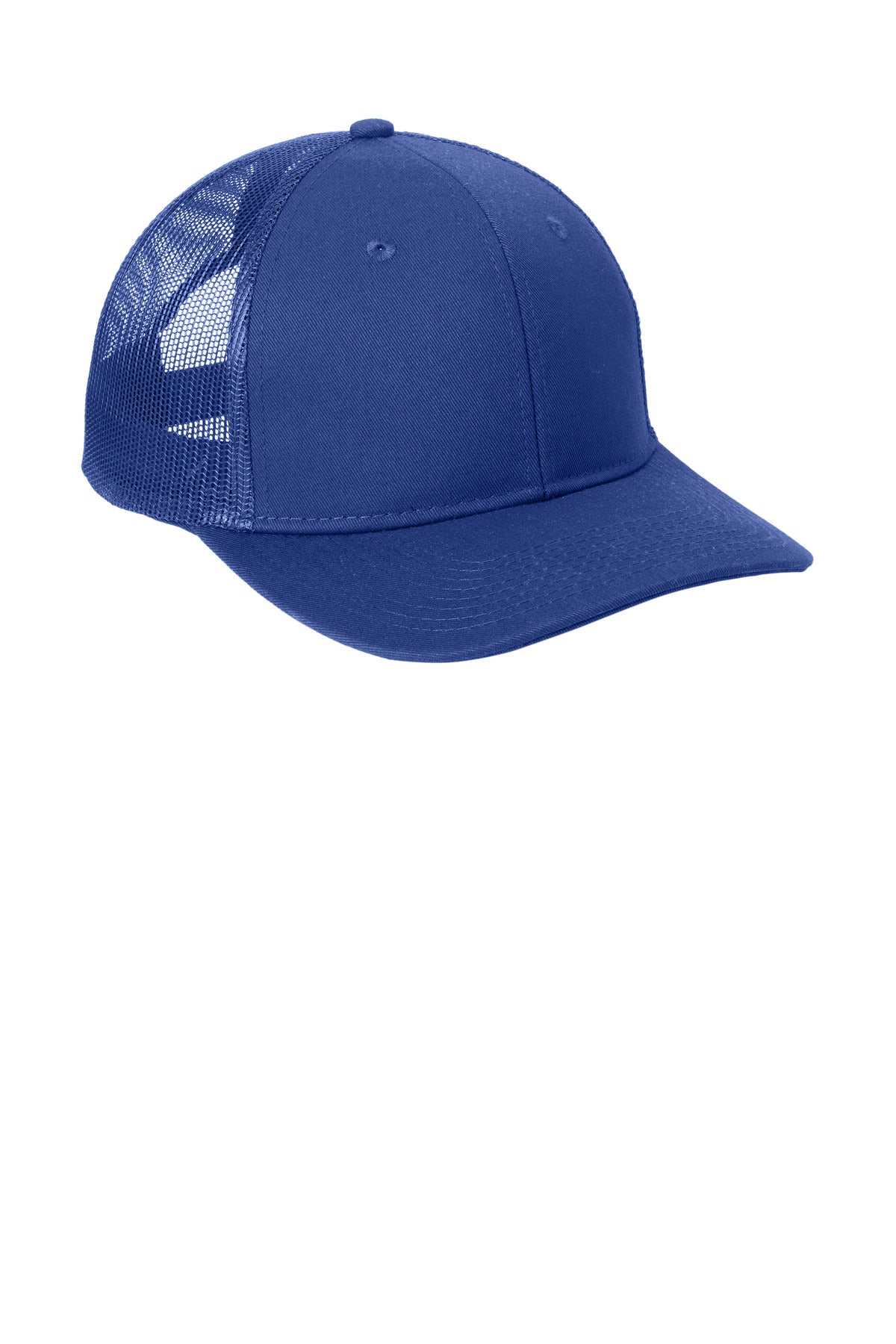 PatriotBl Port Authority Snapback Trucker Cap. C402 plain