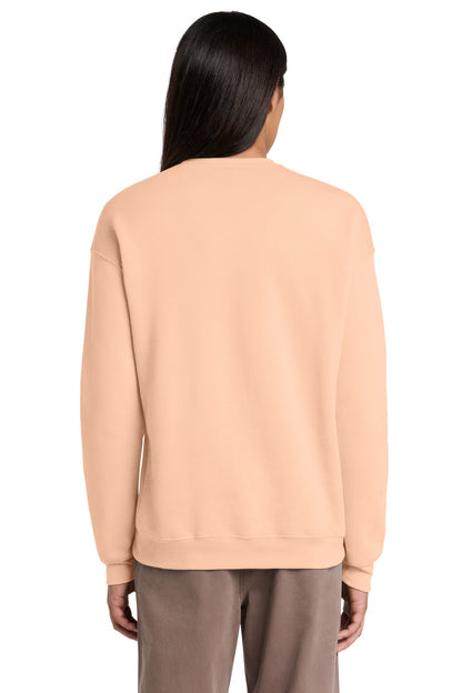 Peach BELLA+CANVAS Unisex Sponge Fleece Drop Shoulder Sweatshirt. BC3945