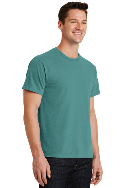 Peacock Port & Co Beach Wash Garment-Dyed Tee. PC099 plain