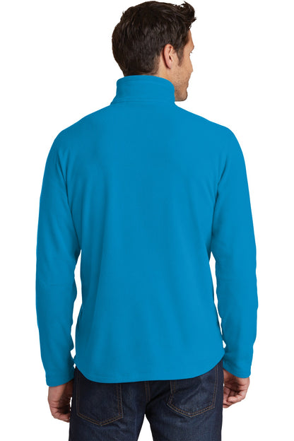 Peak Blue Eddie Bauer 1/2-Zip Microfleece Jacket. EB226 plain