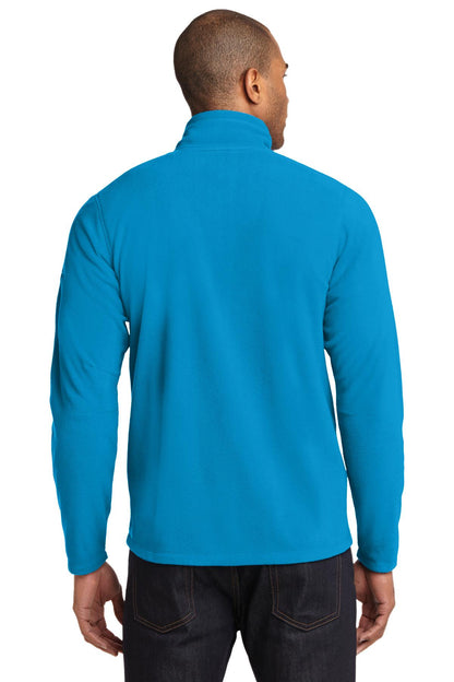 Peak Blue Eddie Bauer Full-Zip Microfleece Jacket. EB224 plain