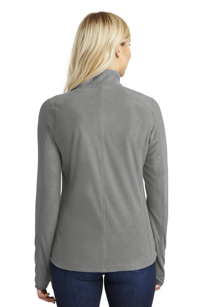 Pearl Grey Port Authority Women's Microfleece 1/2-Zip Pullover. L224 plain