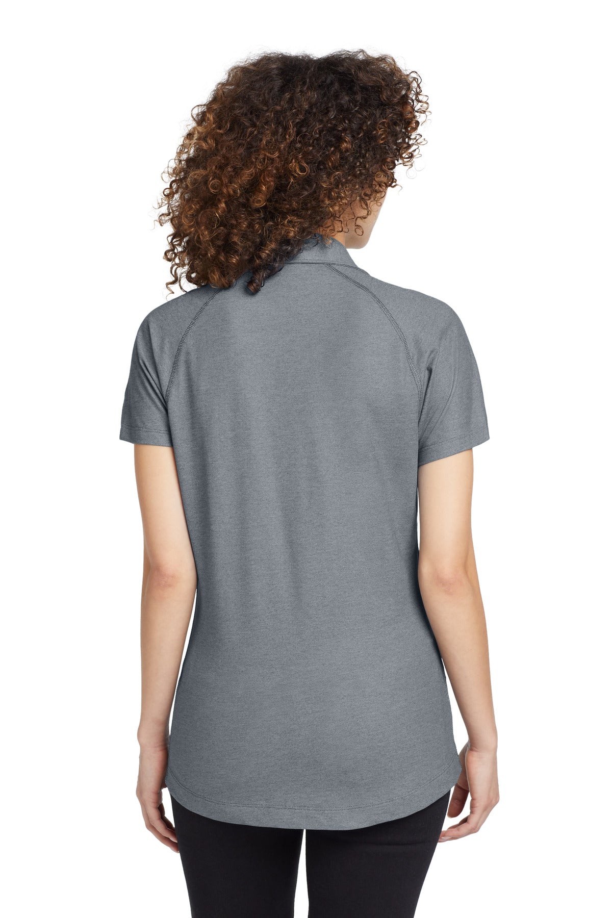 Petrol Grey OGIO Women's Onyx Polo. LOG126 plain