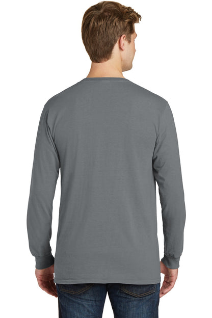 Pewter Port & Co Beach Wash Garment-Dyed Long Sleeve Tee PC099LS plain