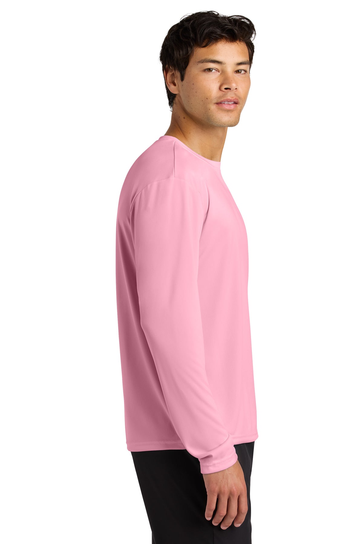 Pink A4 Cooling Performance Long Sleeve Tee A4N3165 plain