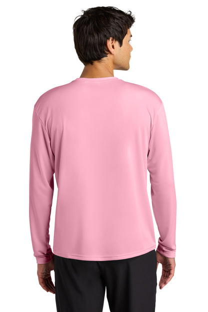Pink A4 Cooling Performance Long Sleeve Tee A4N3165 plain