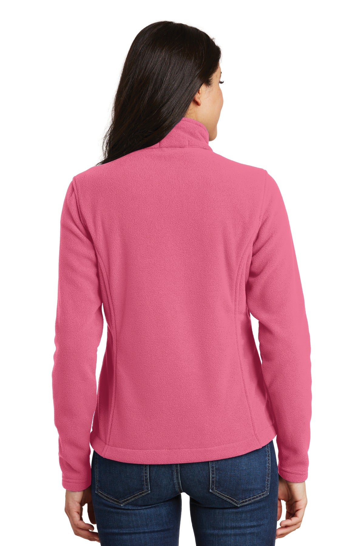 Pink Blossom Port Authority Women's Value Fleece Jacket. L217 plain