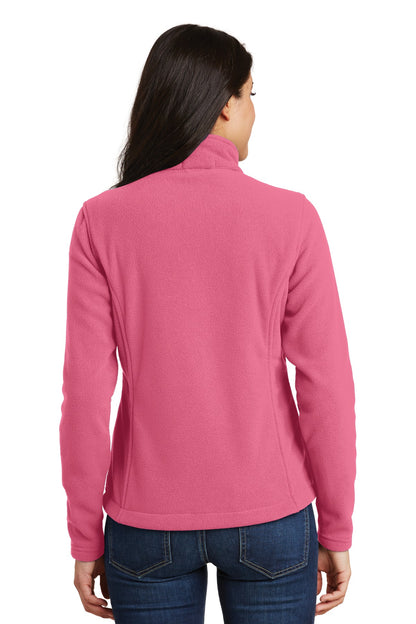 Pink Blossom Port Authority Women's Value Fleece Jacket. L217 plain