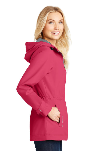 Pink Horizon Port Authority Women's Northwest Slicker. L7710 plain
