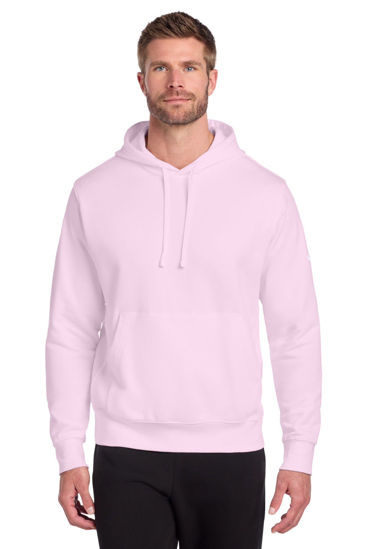 PinkFoam Nike Club Fleece Sleeve Swoosh Pullover Hoodie NKDR1499