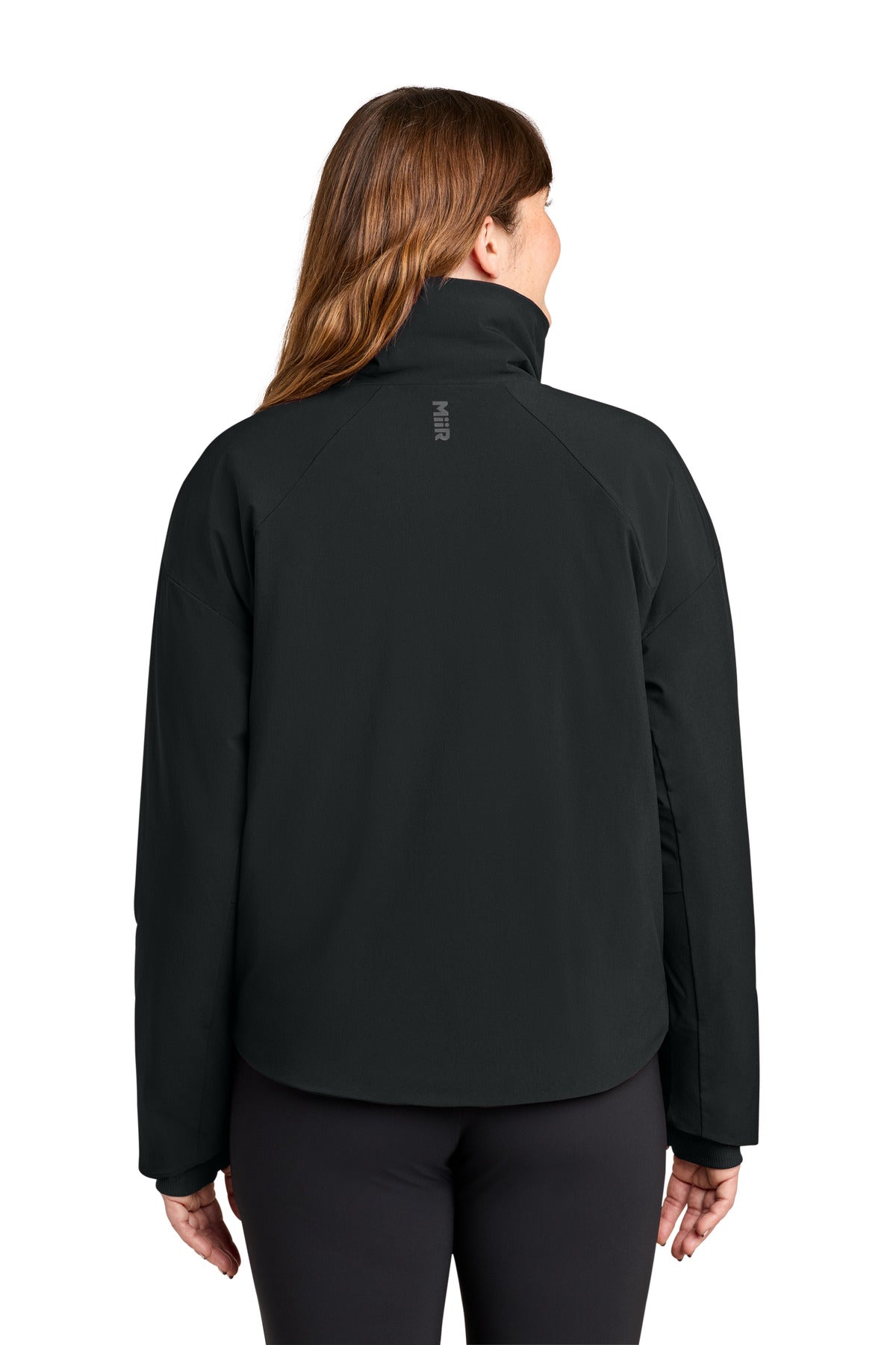 PitchBlack MiiR Women's Sashiko Full-Zip Stretch Puffy MRAW440 plain