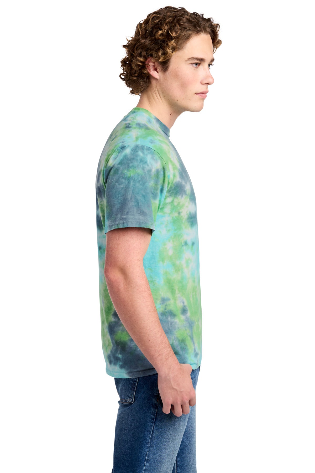 PlnErtCbst Port & Co Crystal Tie-Dye Tee PC145 plain
