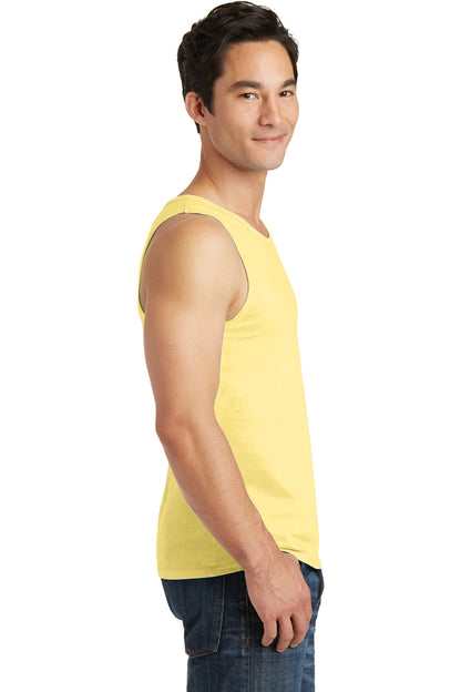 Popcorn Port & Co Beach Wash Garment-Dyed Tank. PC099TT plain