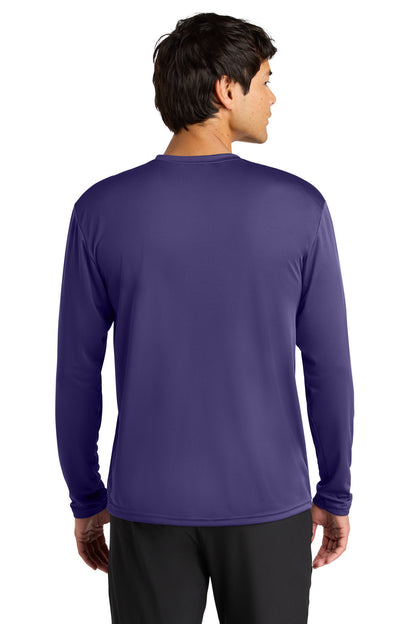 Purple A4 Cooling Performance Long Sleeve Tee A4N3165 plain