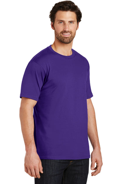 Purple District Perfect Weight Tee. DT104 plain