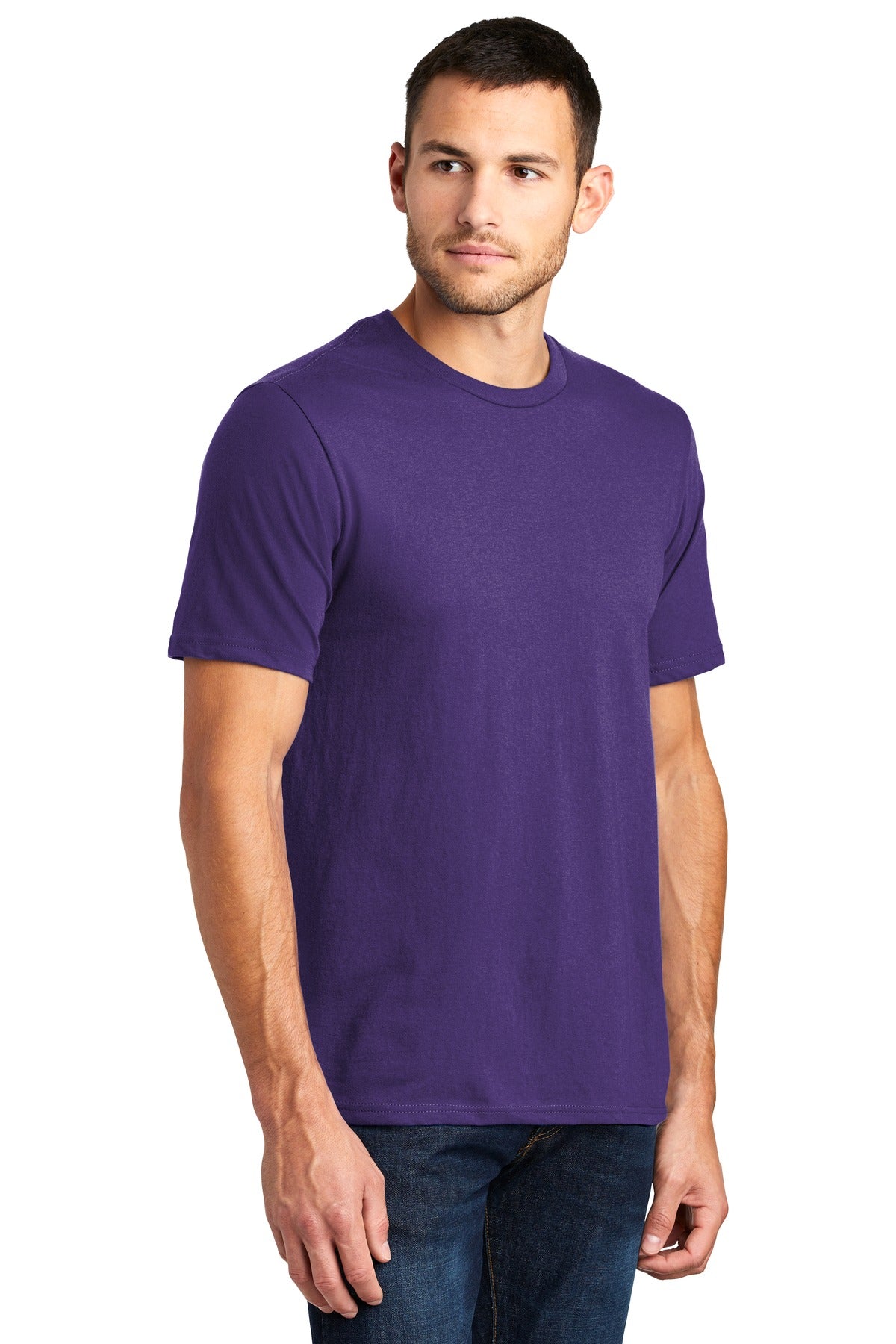 Purple District Very Important Tee . DT6000 plain