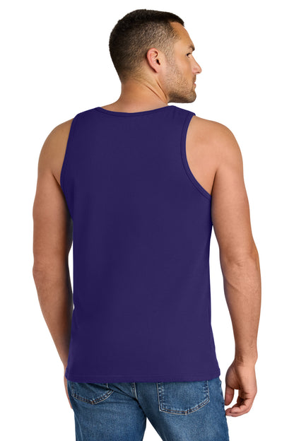 Purple Gildan Heavy Cotton Tank Top. G5200 plain