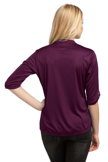 Purple Luxe OGIO - Crush Henley. LOG111 plain