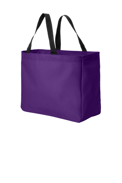 Purple Port Authority - Essential Tote. B0750