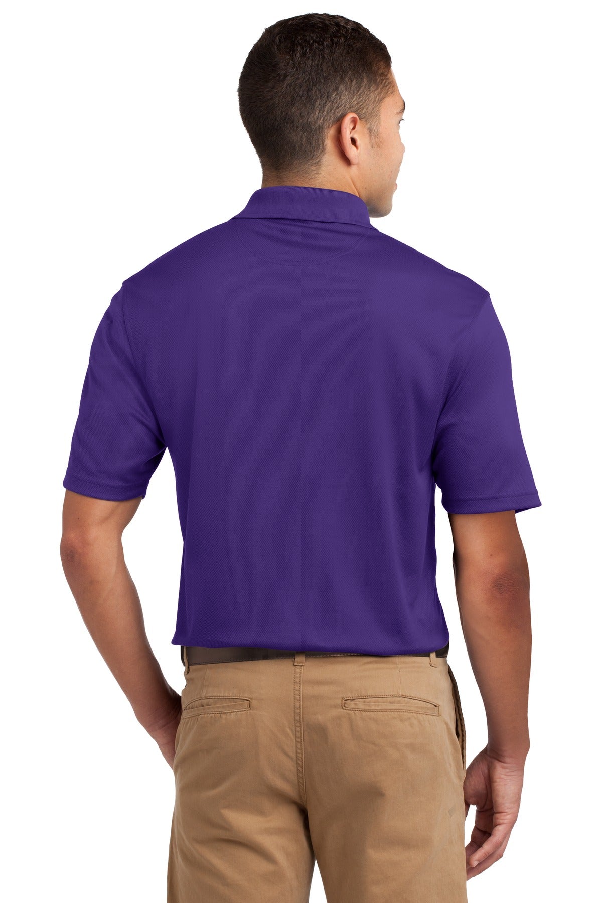 Purple Sport-Tek Dri-Mesh Polo. K469 plain