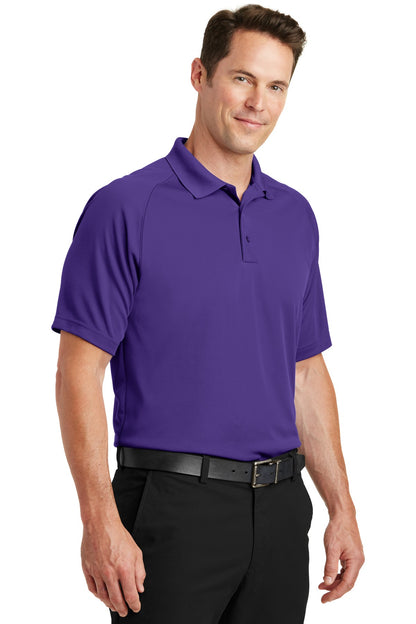 Purple Sport-Tek Dry Zone Raglan Polo. T475 plain