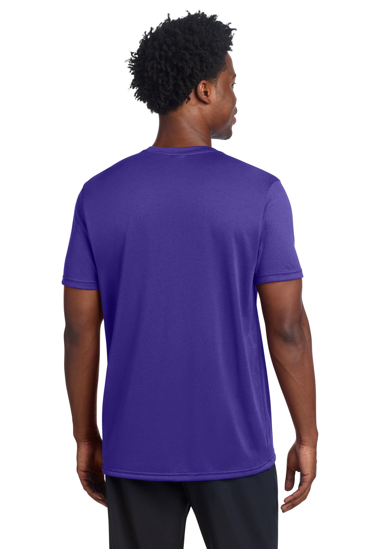 Purple Sport-Tek Echo Tee ST760 plain