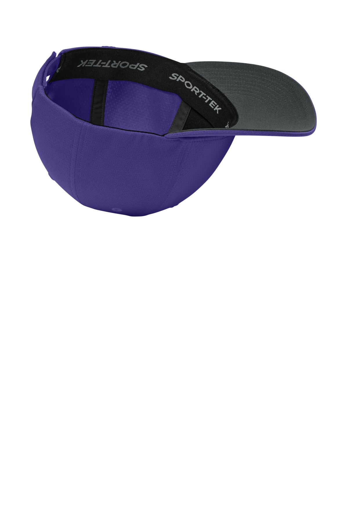 Purple Sport-Tek Impact Mesh Stretch-Tek Adjustable Cap STC71 plain