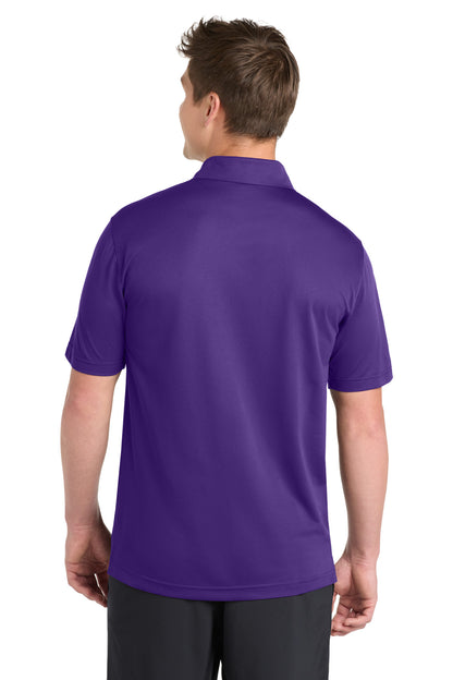 Purple Sport-Tek PosiCharge Active Textured Polo. ST690 plain